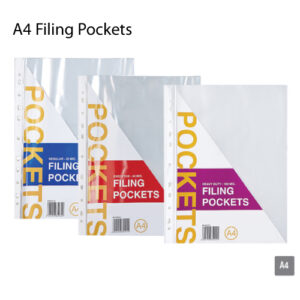 A4 Plastic Pockets - Pkt 10
